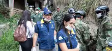 26 toneladas de escombros se retiraron de la quebrada Isabel Pérez