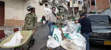 26 toneladas de escombros se retiraron de la quebrada Isabel Pérez