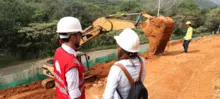Vía a Pance adelanta estabilización de taludes