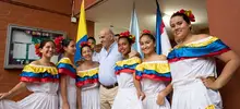 En nuevo recorrido por los territorios rurales, Armitage compartió con habitantes de El Saladito