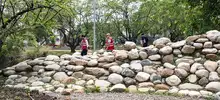 Secretario de Infraestructura exige a contratista del parque lineal acelerar trabajos