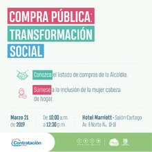 La Alcaldía de Cali presenta el listado de compras que proyecta para el 2019