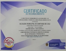 La Unidad de Bienes y Servicios recibió sello de excelencia por el manejo de datos abiertos
