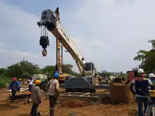 Se inicia la fundición de los 40 pilotes que tendrá el puente sobre el río Lili en la avenida Ciudad de Cali