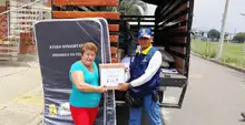 Familias afectadas por vendaval e incendios reciben asistencia humanitaria