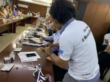 Alcalde Maurice Armitage ‘se puso la camiseta’ por el Foro Nacional de la Bicicleta Cali 2019 