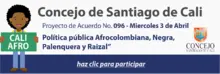Banner proyecto de acuerdo 096
