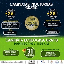 Esta semana ejercítate con las caminatas gratuitas de la Secretaría del Deporte y la Recreación  