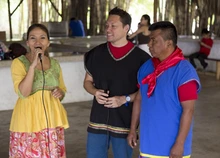 Los juegos autóctonos del cabildo Kofan fueron protagonistas durante su tercer encuentro cultural  