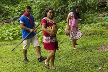 Los juegos autóctonos del cabildo Kofan fueron protagonistas durante su tercer encuentro cultural  