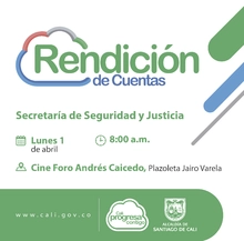 Este lunes, la Secretaría de Seguridad y Justicia rendirá cuentas a la comunidad