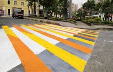Parque El Peñón se llena de colores para proteger la vida del peatón 