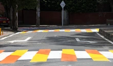 Parque El Peñón se llena de colores para proteger la vida del peatón 