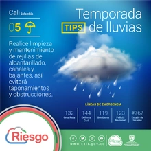 Atención de emergencias por lluvias del martes se hizo en tiempo real