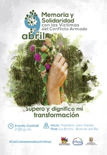 El 9 de abril Cali conmemorará el día de la memoria y solidaridad con las víctimas del conflicto 