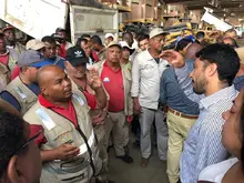 Secretario de Infraestructura escuchó a personal operativo y les aclaró procesos administrativos de contratación