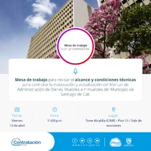 Asista a la mesa de trabajo con proveedores de consultoría