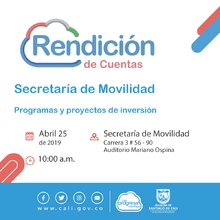 Rendición de Cuentas 2019