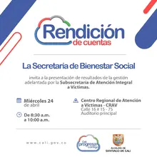 La Secretaría de Bienestar Social rendirá cuentas sobre la gestión por las víctimas de la ciudad