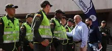 Alcalde Armitage le presenta a los caleños 438 nuevos policías que llegan a reforzar la seguridad de Cali