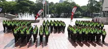 Alcalde Armitage le presenta a los caleños 438 nuevos policías que llegan a reforzar la seguridad de Cali