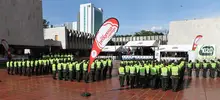Alcalde Armitage le presenta a los caleños 438 nuevos policías que llegan a reforzar la seguridad de Cali