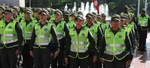 Alcalde Armitage le presenta a los caleños 438 nuevos policías que llegan a reforzar la seguridad de Cali