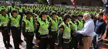 Alcalde Armitage le presenta a los caleños 438 nuevos policías que llegan a reforzar la seguridad de Cali