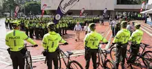 Alcalde Armitage le presenta a los caleños 438 nuevos policías que llegan a reforzar la seguridad de Cali