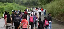 Ascenso a los cerros, una tradición a prueba de agua 