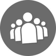 icono participación gris