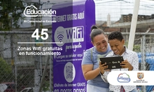 45 Zonas WiFi  
