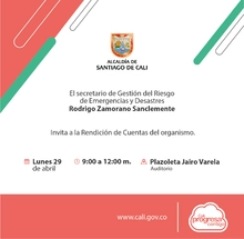 Participe en la rendición de cuentas de Gestión del Riesgo