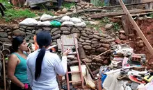 Gestión del Riesgo visita zonas de afectación por lluvias