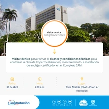 Asista a la visita técnica con empresas que apliquen poliurea para la impermeabilización de edificios