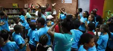 Con rondas, juegos y espectáculos, los niños disfrutaron su día en el Centro Cultural de Cali