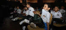 Con rondas, juegos y espectáculos, los niños disfrutaron su día en el Centro Cultural de Cali