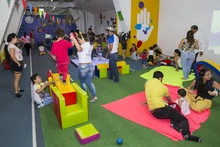 Un safari lleno de diversión se tomó la Ludoteca fija en la conmemoración del Mes de la Niñez
