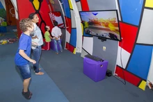Un safari lleno de diversión se tomó la Ludoteca fija en la conmemoración del Mes de la Niñez
