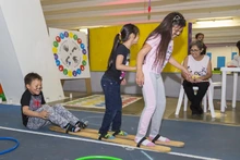 Un safari lleno de diversión se tomó la Ludoteca fija en la conmemoración del Mes de la Niñez