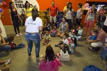 Un safari lleno de diversión se tomó la Ludoteca fija en la conmemoración del Mes de la Niñez
