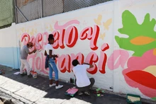 Comuneros 1 se llenó de color gracias a Mi Calle es Escuela