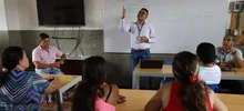 Todo listo para iniciar trabajos eléctricos en la institución Juan Pablo II