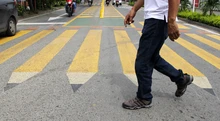 La zona escolar de la comuna 18 ahora es un colorido y seguro escenario vial