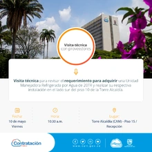 Asista a la visita técnica con empresas que trabajen con equipos de refrigeración