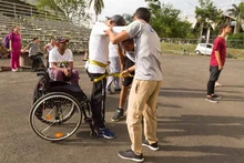 En el Festival de Deportes Extremos, más de 40 personas con discapacidad vivieron la emoción y adrenalina 