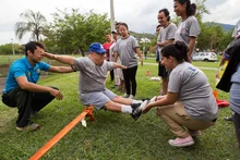 En el Festival de Deportes Extremos, más de 40 personas con discapacidad vivieron la emoción y adrenalina 