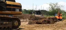 Listos la mitad de los pilotes del puente del río Lili sobre avenida Ciudad de Cali