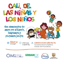 Este sábado, Jornada ambiental y embellecimiento en Las Delicias con Urban 95 Cali