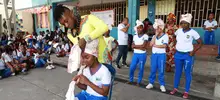 Una fiesta para celebrar la herencia africana en la IEO Carlos Holguín Mallarino, sede Niño Jesús de Atocha